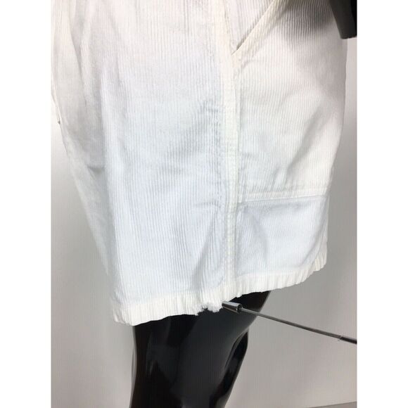 Vintage 80s Towncraft Corduroy Beach Surfer White Board Shorts Men's Size 42 - Picture 10 of 10